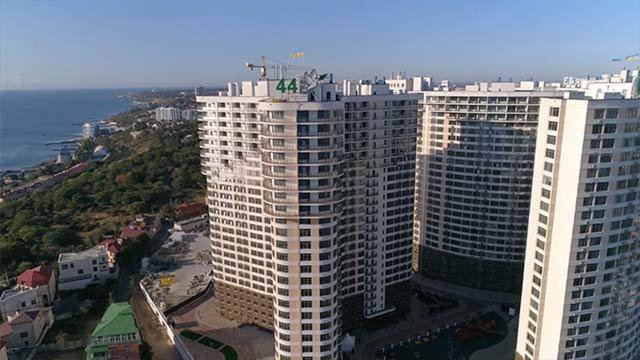 Панорама Моря И Аркадии Odessa Esterno foto